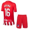 Maglia ufficiale Atlético Madrid Molina 16 Casa 2023-24 per Bambino